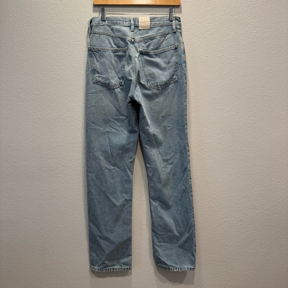 Agolde Women's Lana Jean in Denim Light - Picture 6 of 14